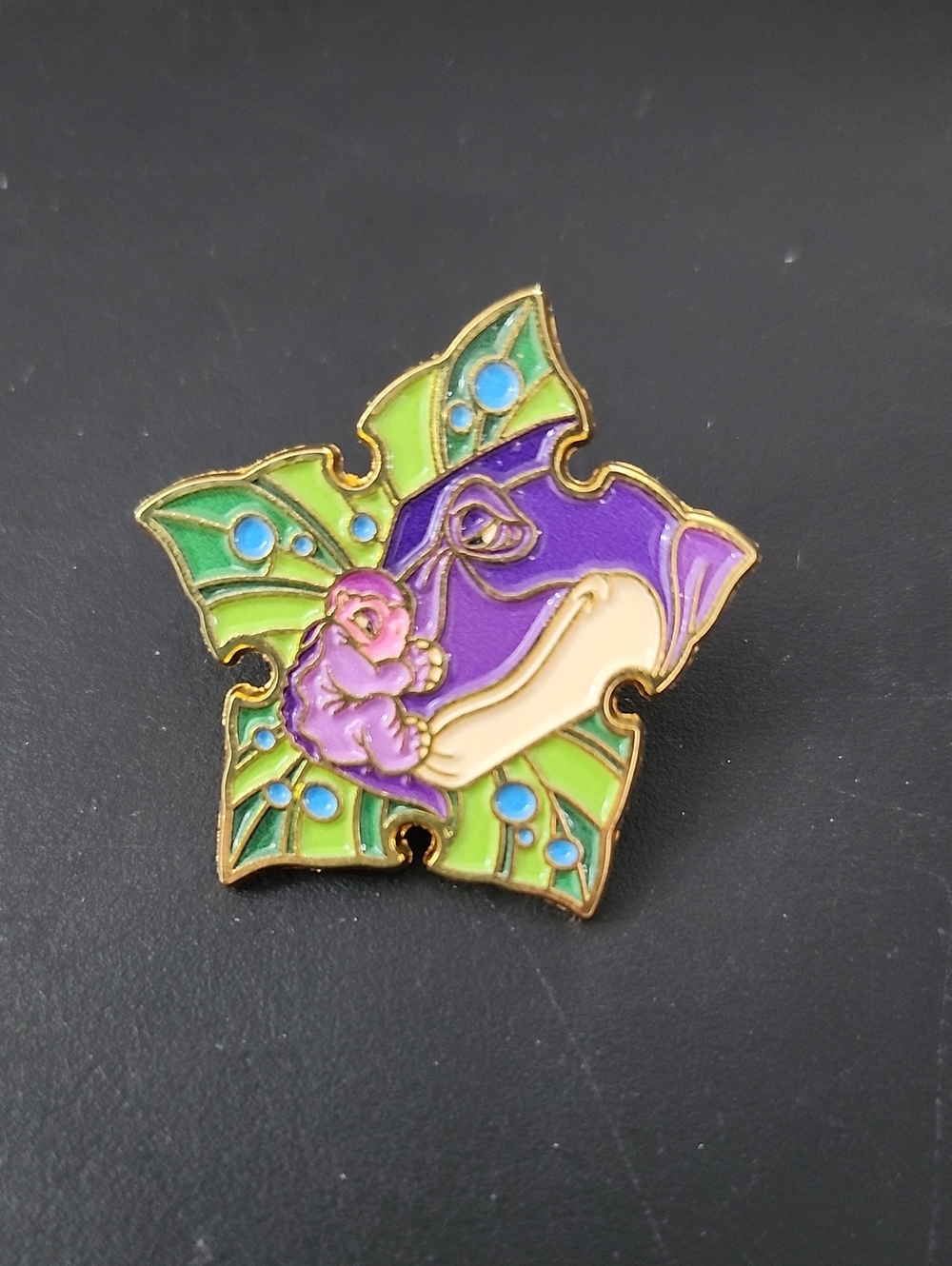 The Land Before Time Movie Inspired Tree Star Littlefoot Enamel Pin